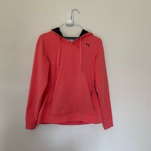 Puma women’s drycell pink hoodie size medium